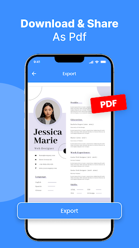 Resume Builder, CV Maker PDF screenshot 18
