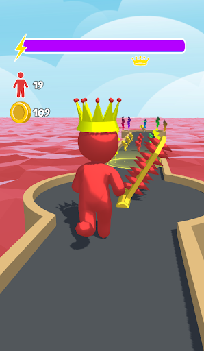 Android application Giant Color Run: Hit and Run t screenshort