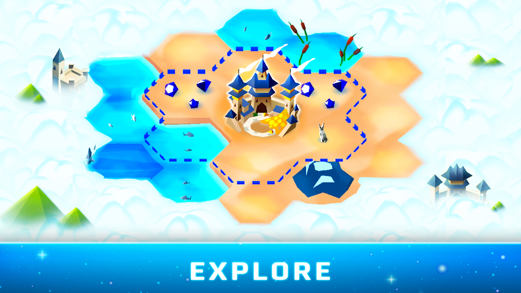Hexapolis: Turn based strategy 1.09.03 APK + Mod (Unlimited money) untuk android