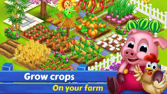 Big Farmer Town MOD APK: Farm Offline Games (Unlimited Money) 4