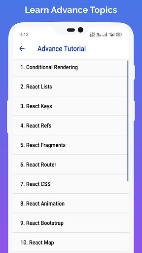 Learn React Screen 3