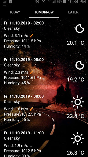 Live Daily Weather Forecast Screen 2
