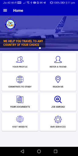 STUDY AND WORK ABROAD Screen 2