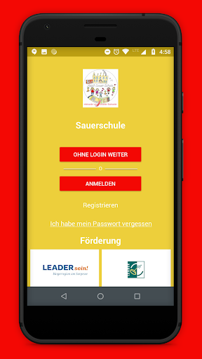 Android application Sauerschule Arnsberg screenshort