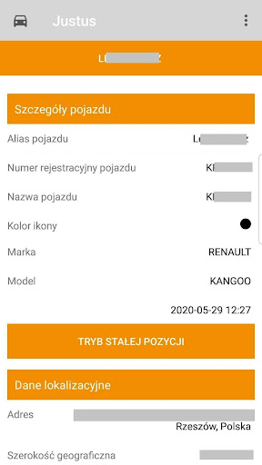 Justus GPS Screen 2