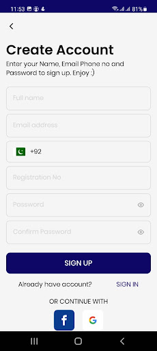 UET Bookme Screen 3