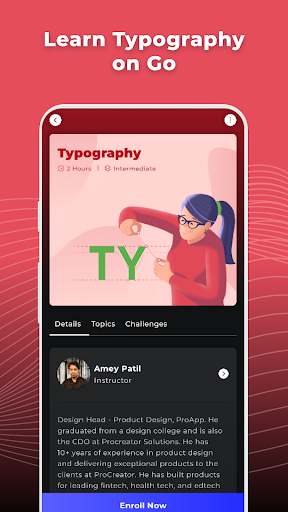 Learn Typography - ProApp Screen 2