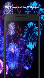 3d Fireworks Wallpaper Pro Screenshot