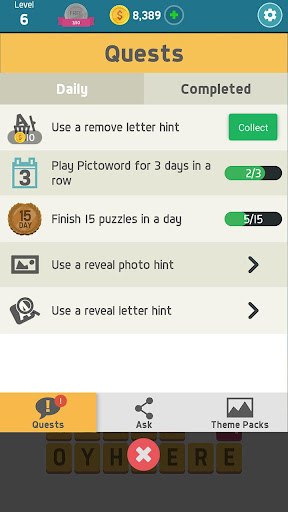 Pictoword: Fun Word Games & Offline Brain Game  screenshots 4