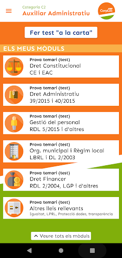 OEF CorpLoc - Opos Ajuntaments Screen 2