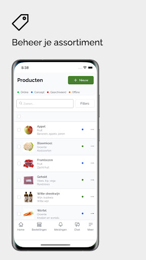 Android application Lokalist Dashboard screenshort