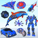 Cover Image of Download Dolphin Robot Car Transform 1.1 APK