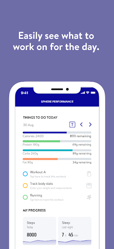 Sphere Performance Screen 2