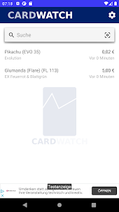 CardWatch MTG, PKM, YGO Preise