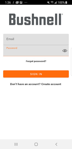Screenshot of Bushnell Connect
