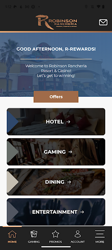 Android application Robinson Rewards screenshort