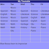 School Timetable icon