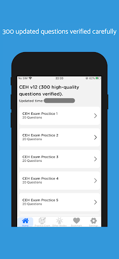 Android application CEH V12 Exam 2024 screenshort
