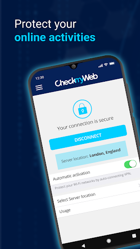 Android application CheckMyWeb Mobile VPN screenshort