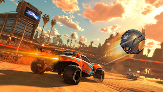 Rocket Car: Car Ball Games - Screenshot 3