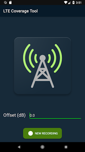 LTE Coverage Tool Screen 2