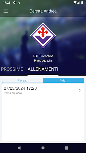 Fiorentina Sport Solutions Screen 2