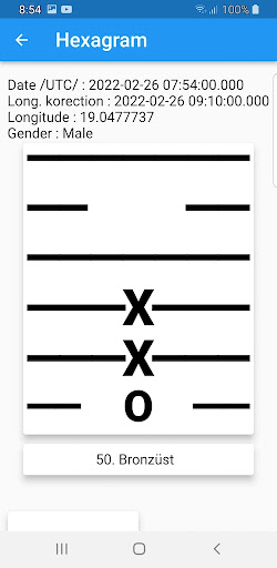 JiKing Hexagram generator Screen 3