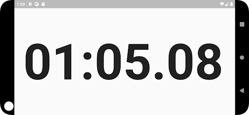 Simple Big Stopwatch Screen 2