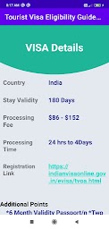 Tourist Visa Guidelines
