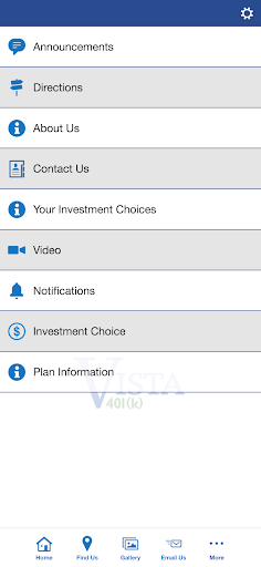 Vista 401(k) Screen 2