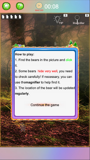 Android application Find It Out Dancing Bear screenshort