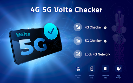 4G 5G Volte  4G 5G Checker