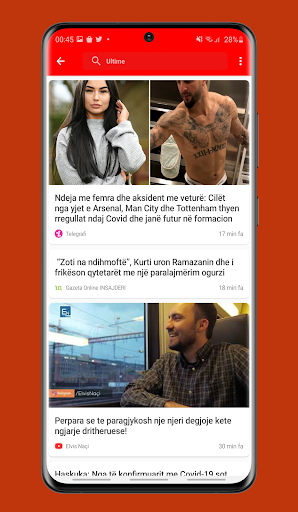 Android application Shqip APP screenshort