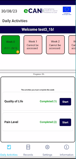 eCAN-Strengthening eHealth Screen 2