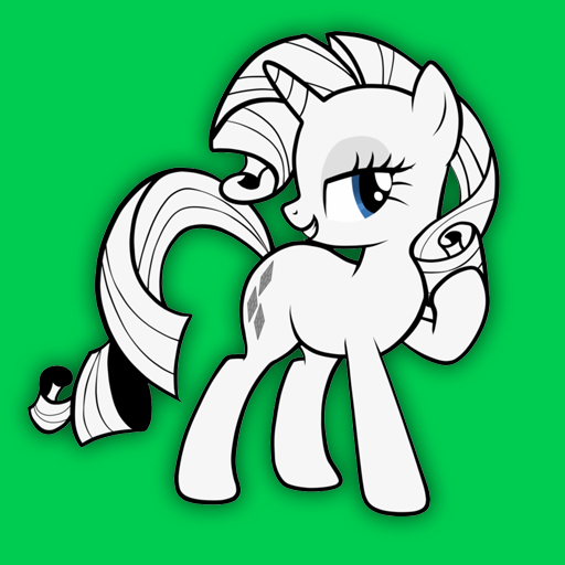 How to draw Pony logo