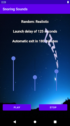 Snoring Sounds Screen 3
