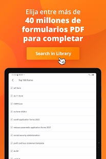 pdfFiller: modificar PDF Screenshot