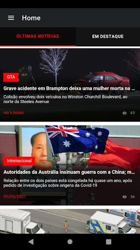 Android application Jornal North News – Portal de screenshort