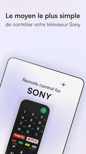Télécommande universelle Smart TV pour Sony, télécommande de