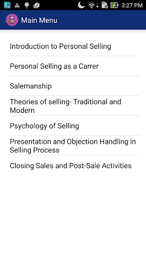 Selling and Salesmanship Screen 2