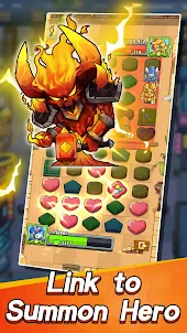 Tactic Hero Crush- Battle Strategy Puzzle Game