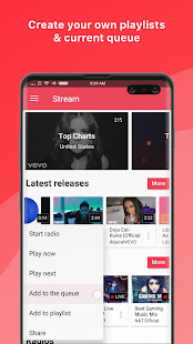 Music player for YouTube: Stream Varies with device screenshots 3