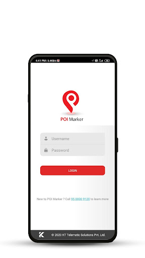 Android application POI Marker screenshort