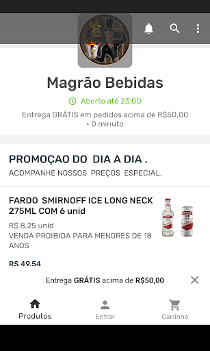 Magrão Bebidas Screen 2