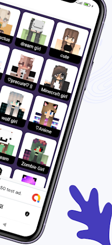 Skins Girls for Minecraft PEのおすすめ画像5