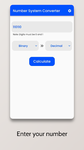 Binary to decimal Screen 2