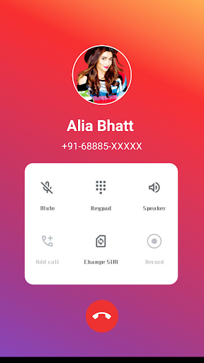 Alia Bhatt Selfie  Fakecall