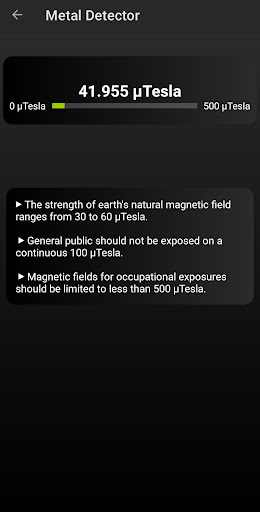 Android Sensors Screen 2