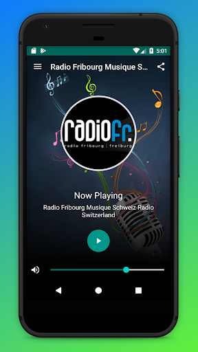 Android application Radio Fribourg Musique Online screenshort