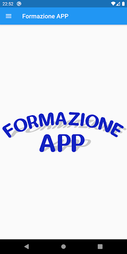 Android application Formazione APP screenshort